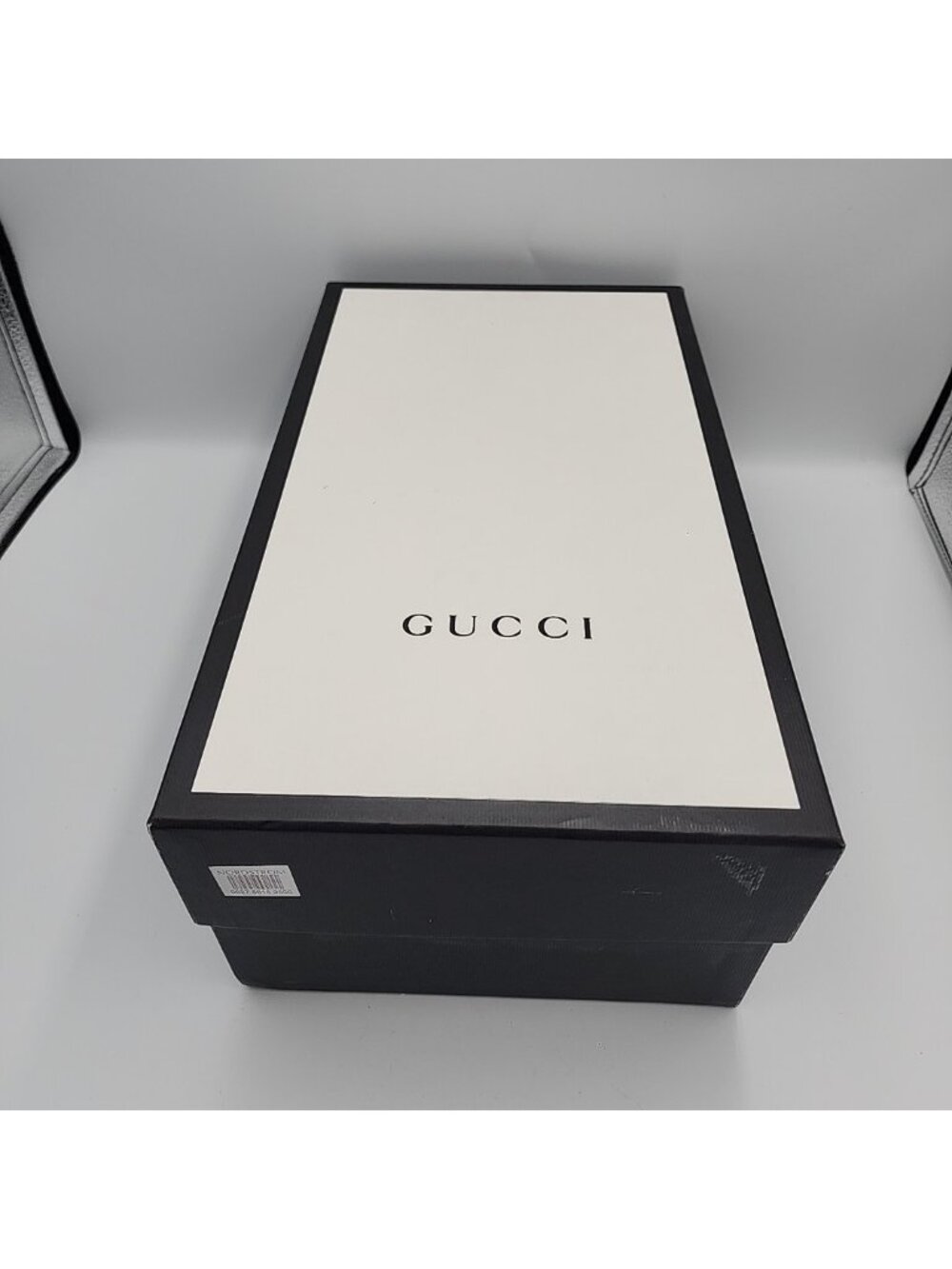 Authentic Gucci Empty Shoe Box Cardboard Black White 15x6x5